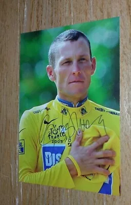 LANCE ARMSTRONG (USA) #3 TOUR DE FRANCE LEGEND - 6x4 SIGNED PHOTOGRAPH (PRINT) • £2.27