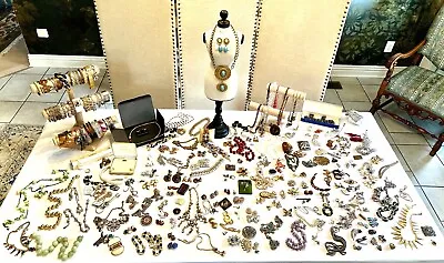 Vintage Designer Jewelry Joseff Juliana Miriam Haskell Kjl 925 Dior Lot/240+ • $3299