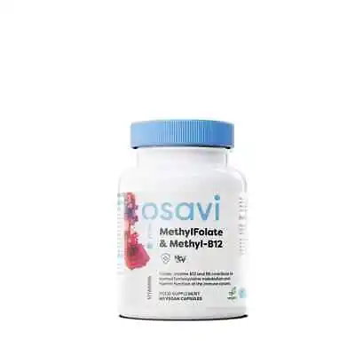 Osavi MethylFolate & Methyl-B12 Metabolism & Immune Support - 60 Vegan Caps • £9.99