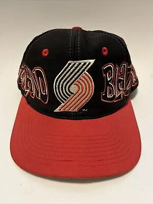 $250 • Buy Vtg Rare NBA Portland Trailblazers Drew Pearson Graffiti Snapback Hat Cap