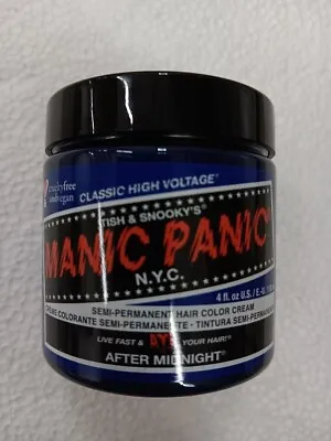 Manic Panic Vegan Semi Permanent Hair Dye Color Cream 118 ML AFTER MIDNIGHT • $11.49