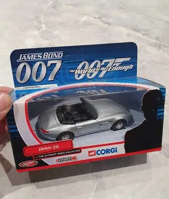 New In Box 007 James Bond The World Is Not Enough BMW Z8 Corgi Toy Model Car  • £4.25