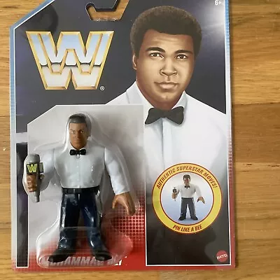 WWE Retro Series Muhammad Ali Mattel Creations Wave 5 BRAND NEW • $31.33