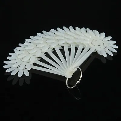 120 Tips Nail Art Design Acrylic Polish Fan Board Display Practice Sticks Wheel • $10.19