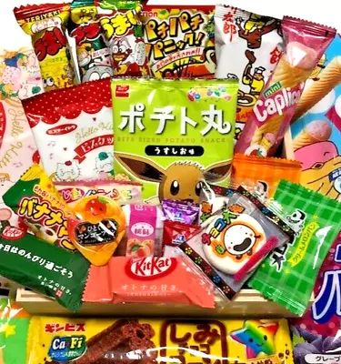 Japanese Candies Set Hello Kitty Biscuits Caplico-mini Pokemon Potato  Etc. • $23.80