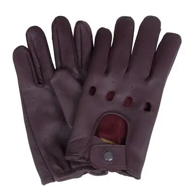 Men Leathe Driving Chauffeur Gloves 5 Colors & Sizes Small To 3XL Available. • $14.99