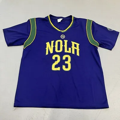 Anthony Davis New Orleans Pelicans NOLA SGA Promo Jersey Sz Xl NBA Mardi Gras  • $29.99