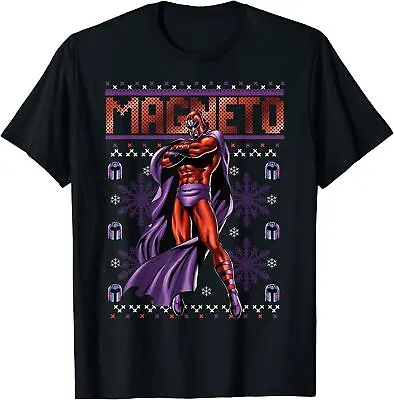 $15.99 • Buy Marvel X-Men Magneto Purple Ugly Christmas Sweater T-Shirt Size S-3XL
