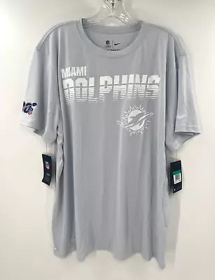 Miami Dolphins Team Issued  Dri-fit Short Sleeve Shirt New W/tags 2xl • $29.99