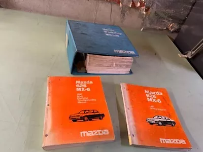 OEM 1997 Mazda MX6 626 Workshop Manual Dealership Shop Book Wiring Diagram • $60