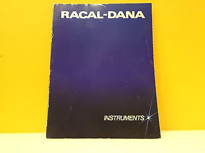 Racal-Dana 1984 / 1985 Instruments Catalog • $39.99