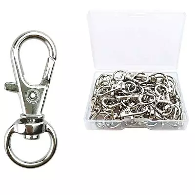 30 Pcs Metal Swivel Lanyard Snap Hook Key Chain Swivel Hook Lobster Claw Clasp • $9