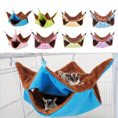 Cage Pet Mouse Rat Hamster Hammock Swing Bed Warm Nest Hanging Accessories • £5.96