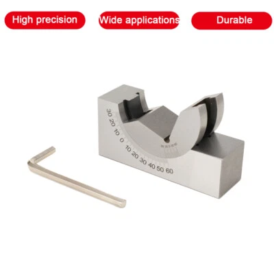 $29 • Buy 0°-60° Adjustable Angle Block Set V Angle Gauge Block Precision Micro Milling