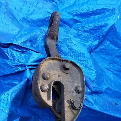 MERRILL BROS 3-TON CLAMP No. 33 VOLZ • $225