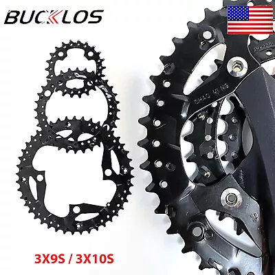 22T 24T 32T 42T 44T MTB Bike Chainring 104BCD Bicycle Chain Ring Double/Triple • $8.95