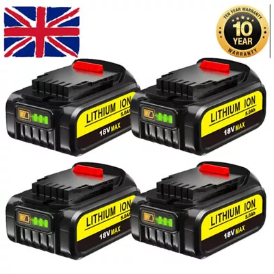 For Dewalt 18v Battery 9Ah 6Ah 5Ah XR DCB184 DCB183 DCB182 DCB090 DCB118 DCB115 • £20.90