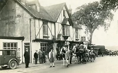 Aston Rowant Watlington Ultra Rare RP Lambert Arms Hotel/Old Coaching Inn C1930 • £40