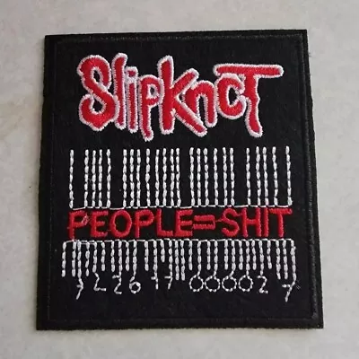 Slipknot People=Shit Barcode Patch American Heavy Alternative Metal Band Logo  • $7.99