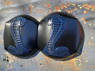 2005-2014 Mustang Black Satin Gt500 Strut Tower Covers Caps (Cobra) Vista Blue • $89.99