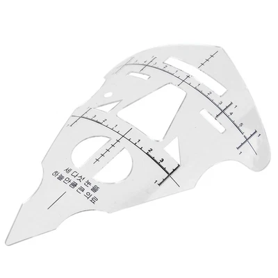 £5.22 • Buy Reusable Microblading Eyebrow Lips Shaper Template Measuring Stencil Ruler