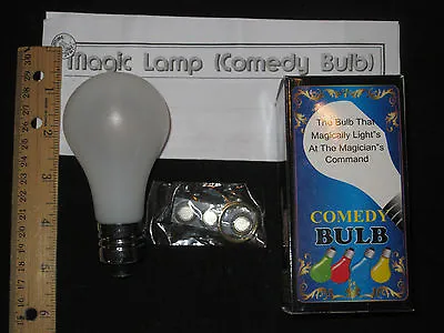 The Magic Lamp Trick - Light-Bulb Magically Lights Up - Spooky Stage Halloween • $12