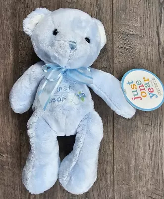 New Just One Year Carter's Baby My First Teddy Rattle Airplane Little Plush Bear • $59.99