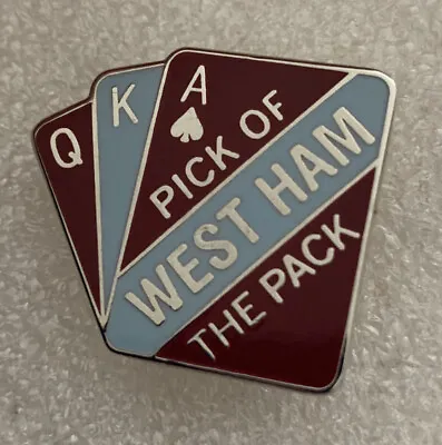 £5.99 • Buy Very Rare Old & Collectable West Ham Supporter Enamel Badge - Wear With Pride