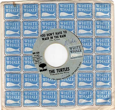 The Turtles – You Don't Have To Walk In The Rain 1969 White Whale Garage Rock VG • $5.50