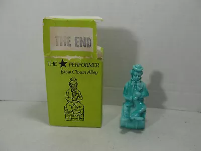 Vintage Mosser  1982 Glass Clown Alley The Performer Figurine  The End  • $10