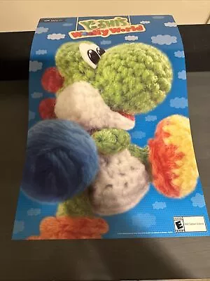 Yoshi's Woolly World Single 24x36 Poster Nintendo Wii U Brand New Mario Bros!!!! • £14.46