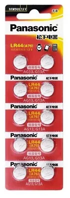 2x Genuine Panasonic LR44 Battery A76/AG13 -Long Expiry-New Stock • $3.49