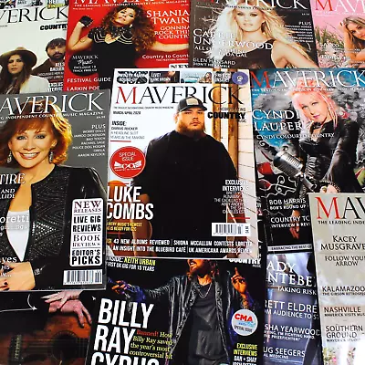 30 X Maverick Country Music Magazines Job Lot Bundle Mix 2014-2020 Issues • £86.99