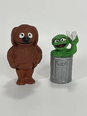 LOT Of 2 Vintage 1978 Muppet Show Rowlf Scooter Oscar  Grouch  Action Figure • $21.90