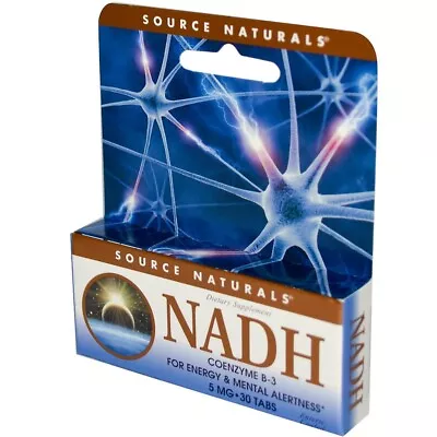 NADH 5mg 30 Enteric Tabs | High Bioavailability | Chronic Fatigue Energy Anxiety • $48.80