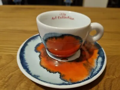 £59.99 • Buy A Rare Illy Art Collection  Espresso Cup & Saucer 2011 Francesco Clemente