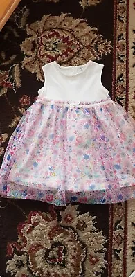 Girls Dress Aged 9/12months Bluezoo By Debenhams.  • £3