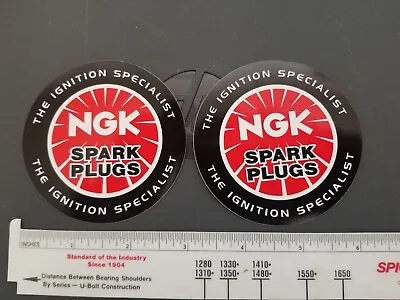 NGK SPARK PLUGS Decal Stickers Sx Mx AHRMA Motocross GNCC SUPERCROSS Pit Bike 1 • $5