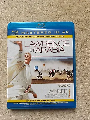 LAWRENCE Of ARABIA Japanese Import Bluray Mastered In 4K • £34.95