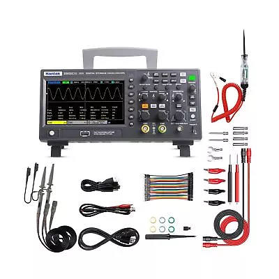 Hantek Digital Storage Lab Oscilloscope DSO2C10 2CH Dual Channel 100MHz Bandw... • $257.42