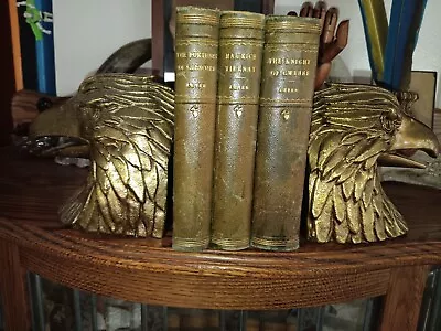 Set Of Metal American Bald Eagle Book Ends • $47.99