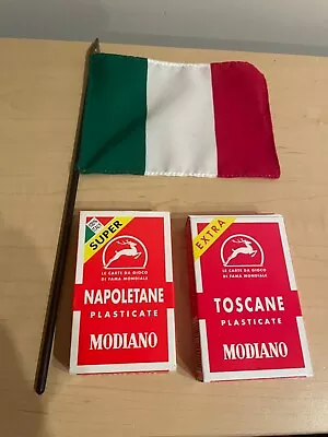 NEW MODIANO ITALiAN PLAYING CARDS - TOSCANE E NAPOLETANE • $16