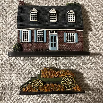 Brandywine Crafters Yorktown Collection - The Pate House And Pumpkin Wagon. • $9.99