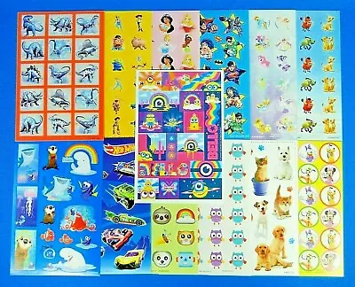 Minions Finding Dory My Little Pony Animals Hot Wheels Sticker Sheet You Choose  • $2.01
