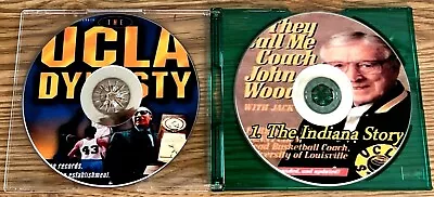 John Wooden 2-dvd Bios Three Programs: Indiana Story; They Call Me Coach; Ucla • $19.95
