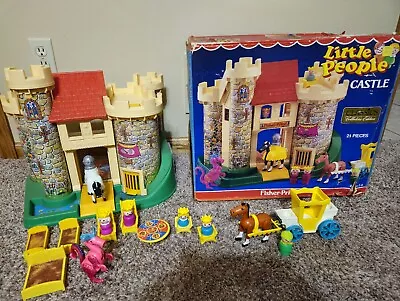 RARE Vintage Fisher Price Little People Castle Classic Collector's Edition W Box • $179.99