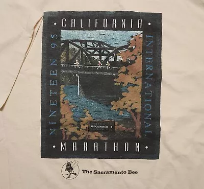 Vintage 1995 California International Marathon Made In USA XL Shirt • $18