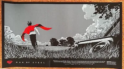 Man Of Steel By Ken Taylor - Variant - Rare Sold Out Mondo Print / Superman • $650