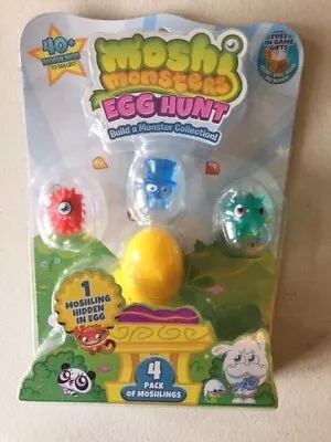 Moshi Monsters Egg Hunt 4-pack Bister New Toy • $14