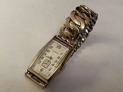Vintage LONGINES  1937 Curved Men's 17 Jewel Wristwatch NICE! • $189